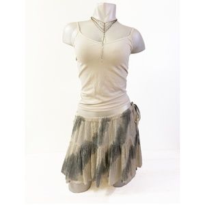 Zara Drawstring Mini Skirt Sz.M